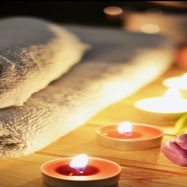 Chillout Towels and Candles